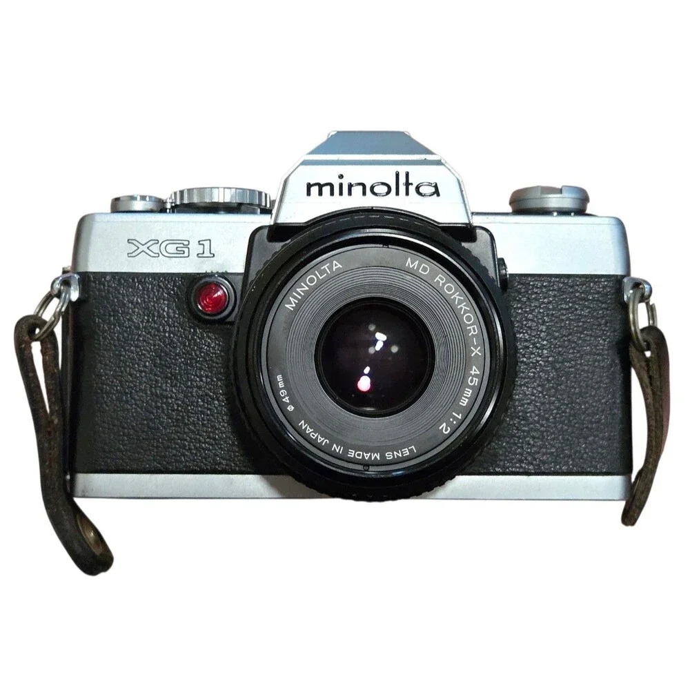 Minolta XG1 35mm Film Camera w/ MD ROKKOR X 50mm f1.7 Lens - GREAT CONDITION
